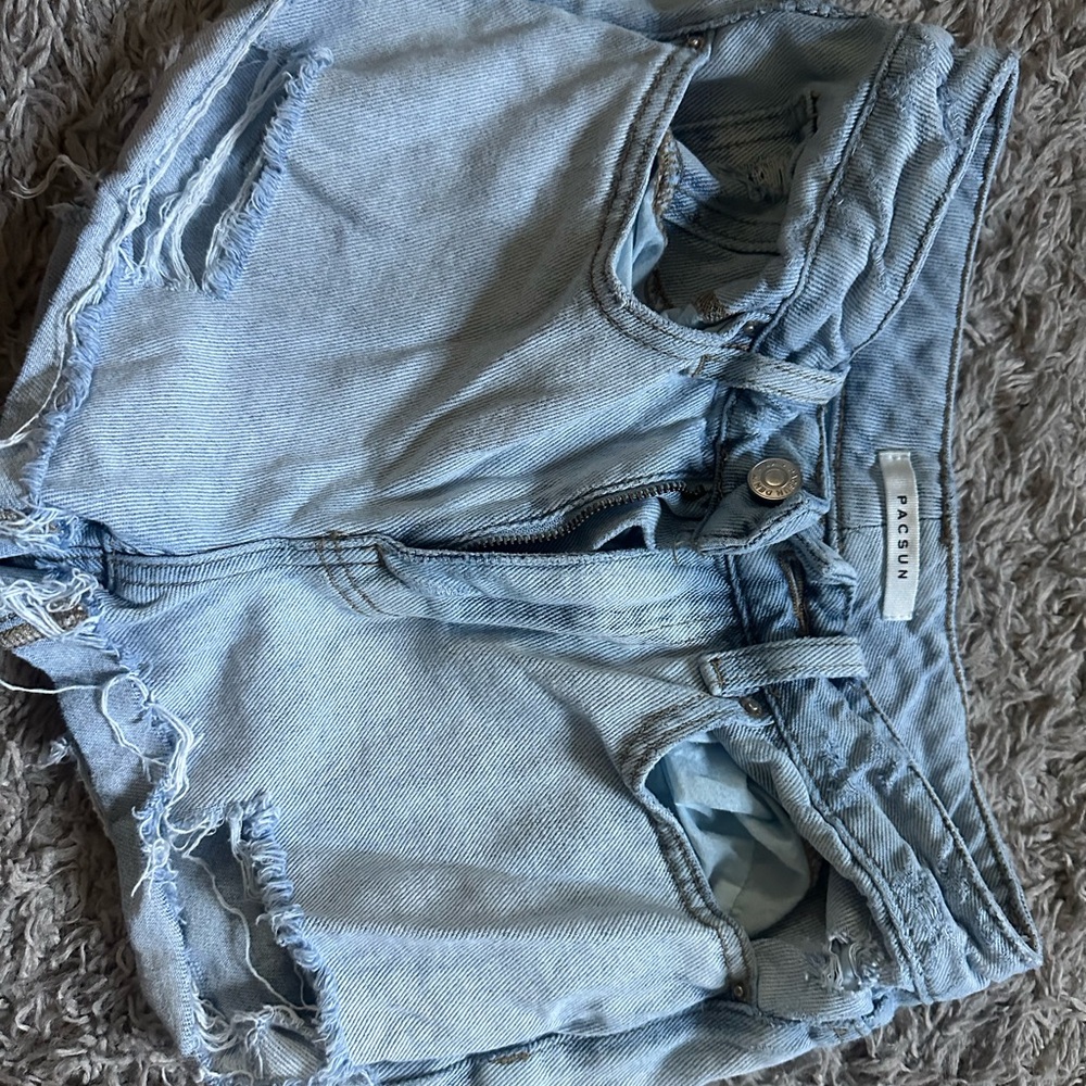 PacSun Light Blue Denim Shorts